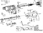 Bosch 0 603 146 442 E43 SB Percussion Drill 240 V / GB Spare Parts E43SB